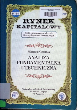 Rynek kapitałowy analiza fundamentalna i techniczna