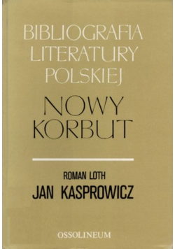 Bibliografia Literatury Polskiej Nowy Korbut