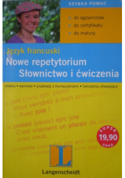 Język francuski Nowe repetytorium Słownictwo i ćwiczenia