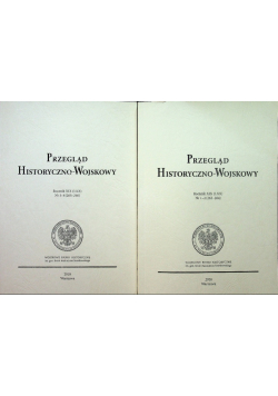 Przegląd Historyczno Wojskowy rocznik XIX  Nr. 1 do 4