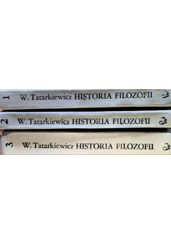 Historia filozofii Tom 1 do 3