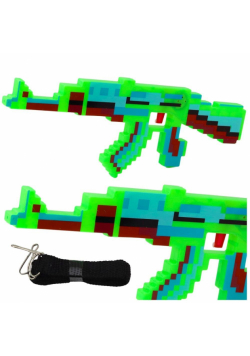 Karabin pikselowy ze światłem i dźwiękiem 39cm