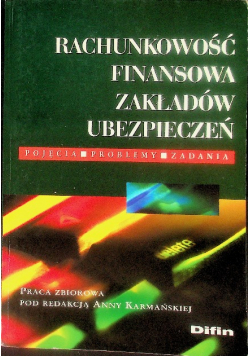 Rachunkowość finansowa zakładów ubezpieczeń