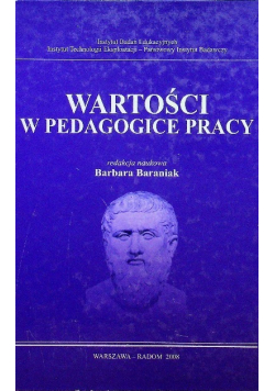 Wartości w pedagogice pracy