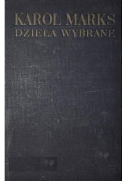 Marks Dzieła wybrane Tom 1 1941 r.