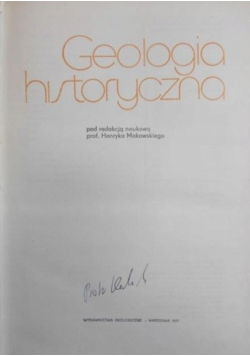 Geologia historyczna