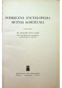 Podręczna Encyklopedia Muzyki Kościelnej