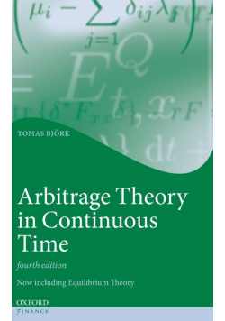 Arbitrage Theory In Continuous Time