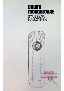 Dawni Mongołowie
