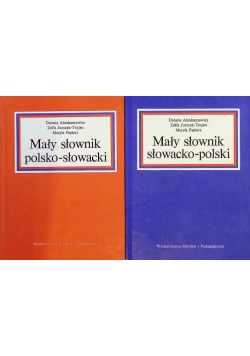 Mały słownik słowacko - polski i polsko - słowacki