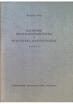 Rachunek prawdopodobieństwa i statystyka matematyczna