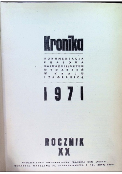 Kronika Nr 20 / 71