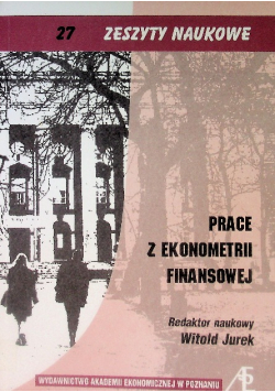 Prace z ekonometrii finansowej