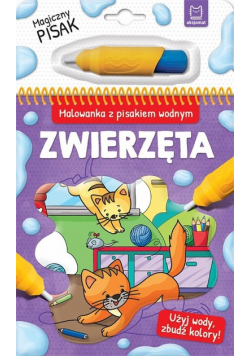 Malowanka z pisakiem wodnym. Zwierzęta