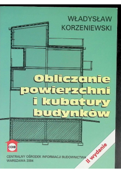 Obliczanie powierzchni i kubatury budynków