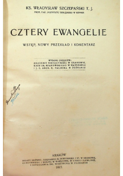 Cztery Ewangelie 1917r.