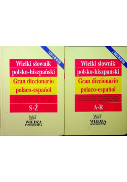 Wielki słownik Polsko Hiszpański Tom 1 i 2