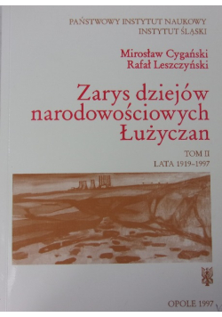 Zarys dziejów narodowościowych Łużyczan