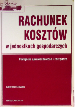 Rachunek kosztów w jednostkach gospodarczych