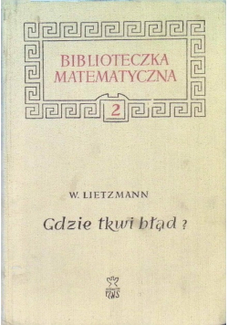 Gdzie tkwi błąd