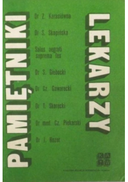 Pamiętniki  Lekarzy