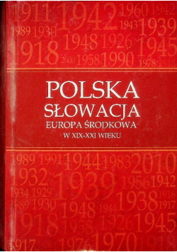 Polska Słowacja Europa Środkowa w XIX-XX wieku