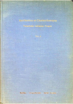 Antibiotica et Chemotherapia. Fortschritte Vol 4