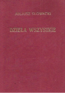 Słowacki Dzieła wszystkie Tom VIII