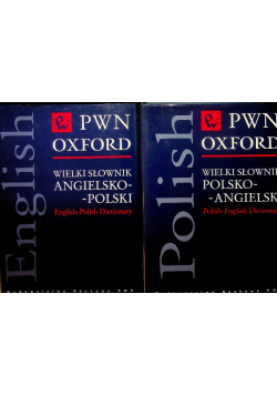 Wielki słownik Polsko  Angielski Tom 1 i 2