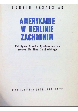 Amerykanie w Berlinie zachodnim