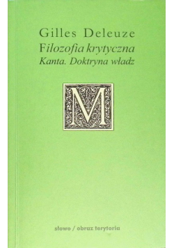 Filozofia krytyczna Kanta