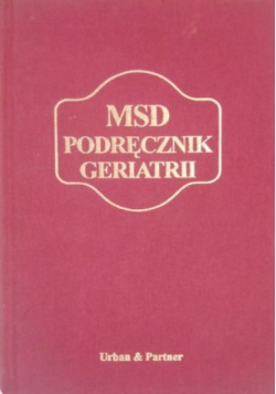 MSD podręcznik geriatrii