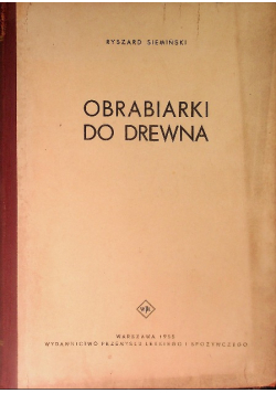Obrabiarki do drewna
