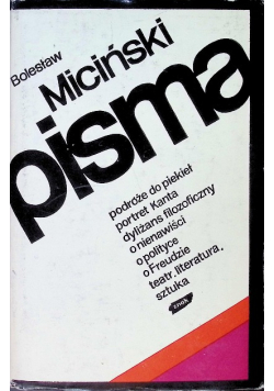 Miciński Pisma