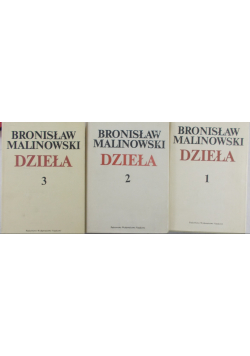 Malinowski Dzieła Tom 1 do 3