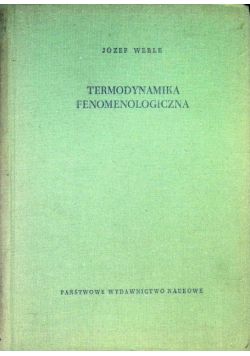 Termodynamika fenomenologiczna