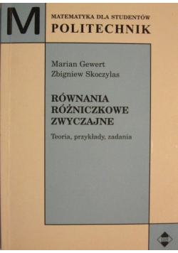 Równania różniczkowe zwyczajne
