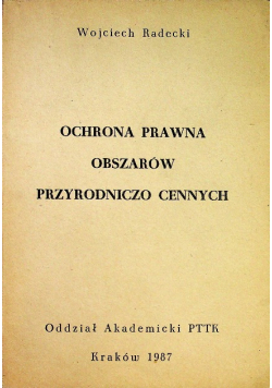 Ochrona prawna obszarów przyrodniczo cennych
