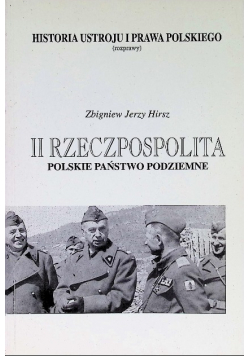 Historia ustroju i prawa polskiego II Rzeczpospolita