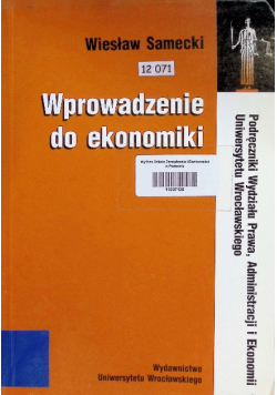 Wprowadzenie do ekonomiki