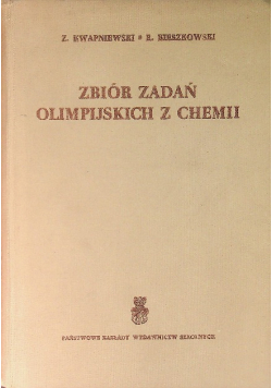 Zbiór zadań olimpijskich z chemii