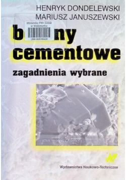 Betony cementowe
