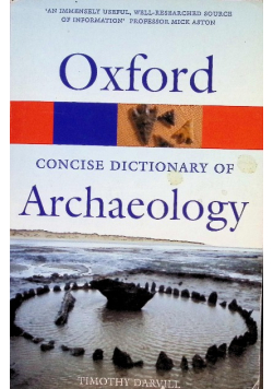 Oxford Concise Dictionary Of Archaeology