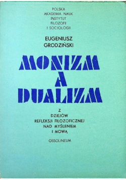 Monizm a dualizm