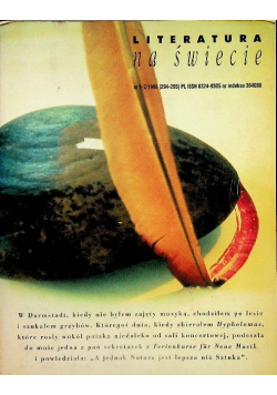 Literatura na świecie Nr 1 - 2 / 1996