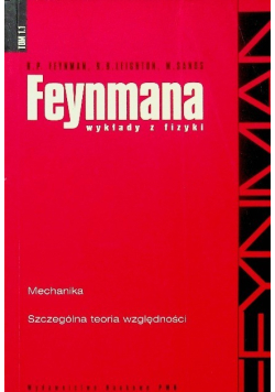 Feynmana wykłady z fizyki Tom 1 Część 1