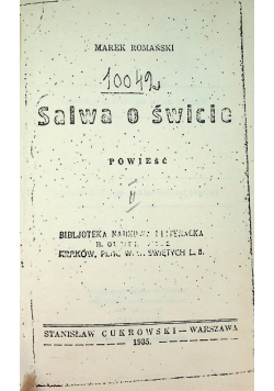 Salwa o świcie 1935 r.