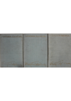 Historia filozofii Tom 1 do 3