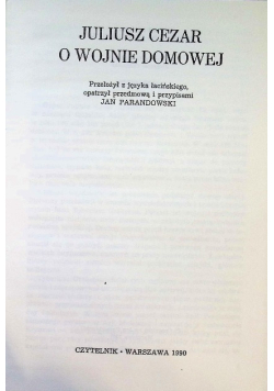 O wojnie domowej