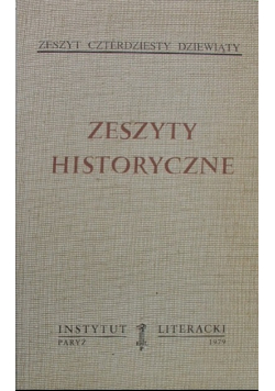 Zeszyty historyczne Zeszyt 49